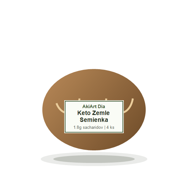 Nízkosacharidové žemle so semienkami (4 ks, 240g)